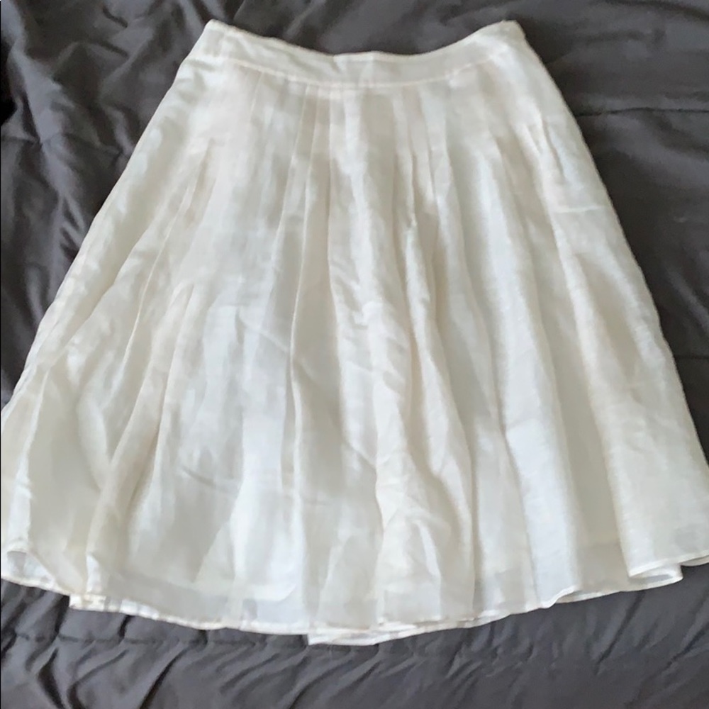Cream colored skirt